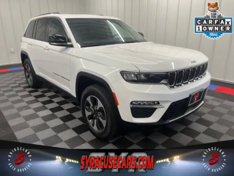 White 2023 Jeep Grand Cherokee 4xe for sale in Bridgeport, NY