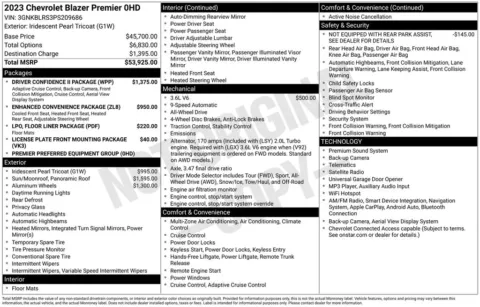 Photos of 2023 Chevrolet Blazer Premier for sale in Bridgeport, NY at Bridgeland Auto Brokers