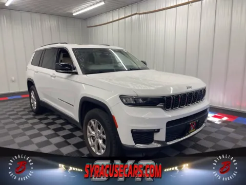 White 2021 Jeep Grand Cherokee L Limited for sale in Bridgeport, NY