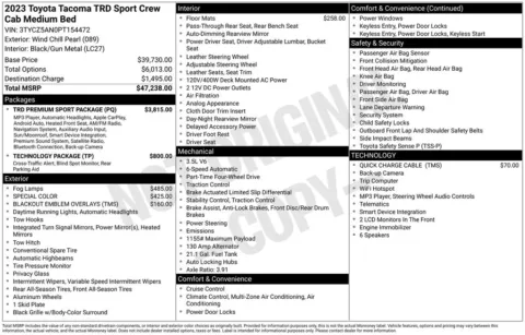 Photos of 2023 Toyota Tacoma TRD Sport for sale in Bridgeport, NY at Bridgeland Auto Brokers