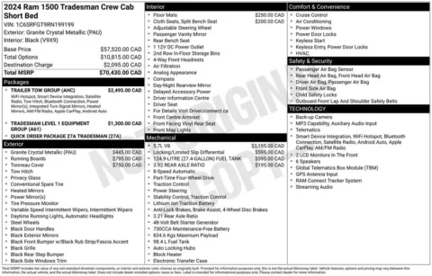 Photos of 2024 Ram 1500 Tradesman for sale in Bridgeport, NY at Bridgeland Auto Brokers
