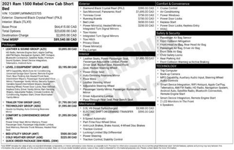 Photos of 2021 Ram 1500 Rebel for sale in Bridgeport, NY at Bridgeland Auto Brokers