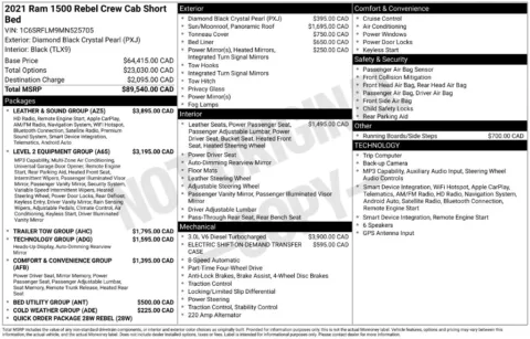 Photos of 2021 Ram 1500 Rebel for sale in Bridgeport, NY at Bridgeland Auto Brokers