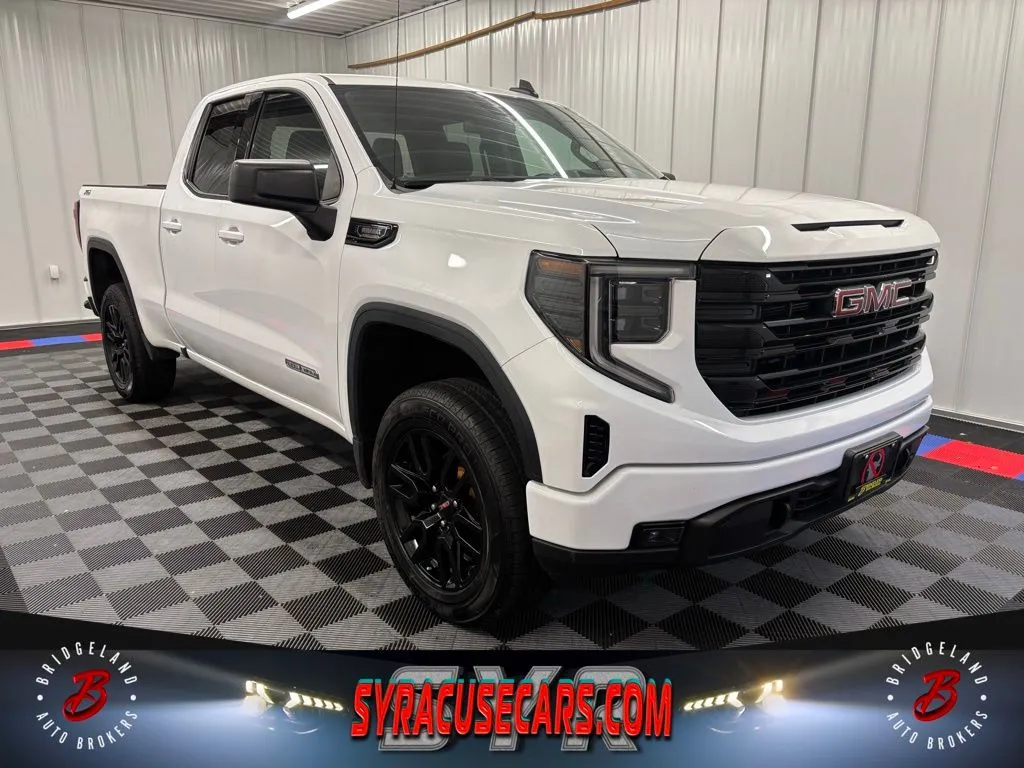 White 2023 GMC Sierra 1500 Elevation for sale in Bridgeport, NY
