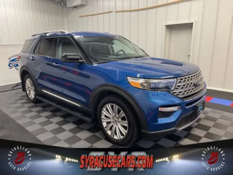 Blue 2021 Ford Explorer Limited for sale in Bridgeport, NY