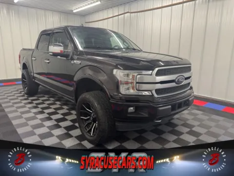 Red 2018 Ford F-150 Platinum for sale in Bridgeport, NY