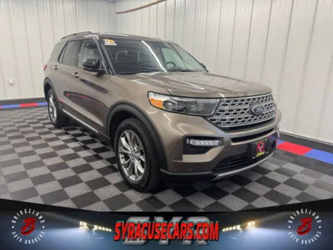 Gray 2021 Ford Explorer Limited for sale in Bridgeport, NY