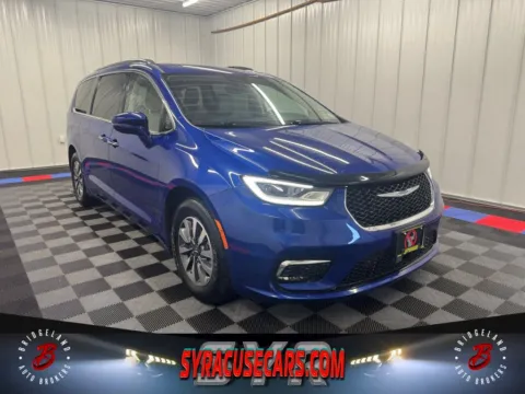 Blue 2021 Chrysler Pacifica Hybrid Touring L for sale in Bridgeport, NY