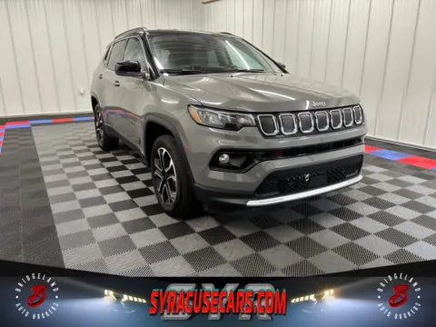 Gray 2022 Jeep Compass Limited for sale in Bridgeport, NY