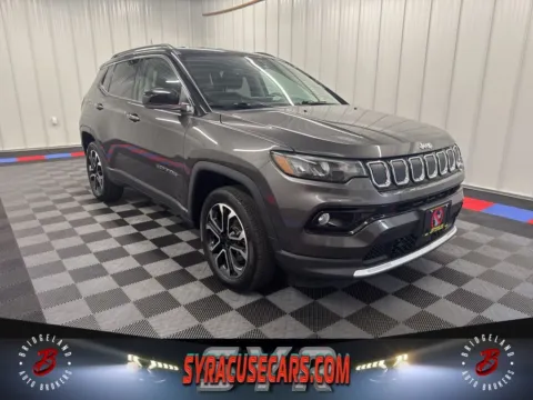 Gray 2022 Jeep Compass Limited for sale in Bridgeport, NY