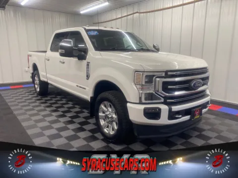 White 2022 Ford F-250SD Platinum for sale in Bridgeport, NY