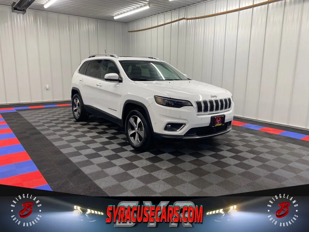 White 2021 Jeep Cherokee Limited for sale in Bridgeport, NY