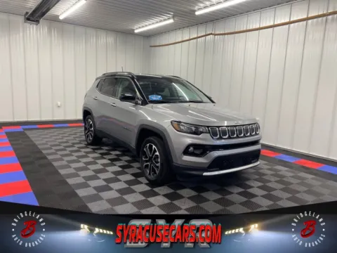 Silver 2022 Jeep Compass Limited for sale in Bridgeport, NY