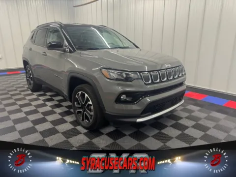 Gray 2022 Jeep Compass Limited for sale in Bridgeport, NY