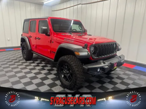 Red 2024 Jeep Wrangler Willys for sale in Bridgeport, NY