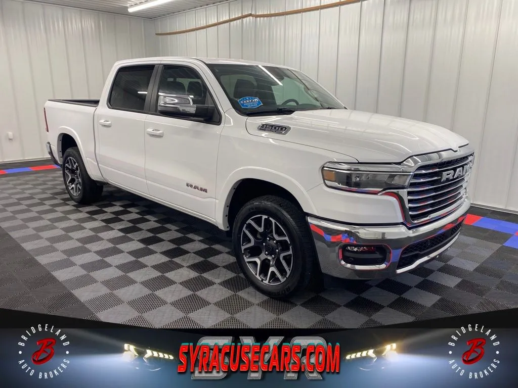 White 2025 Ram 1500 Laramie for sale in Bridgeport, NY