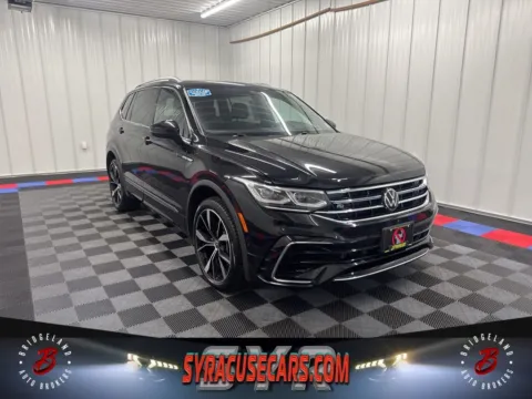 Black 2022 Volkswagen Tiguan 2.0T SEL R-Line for sale in Bridgeport, NY