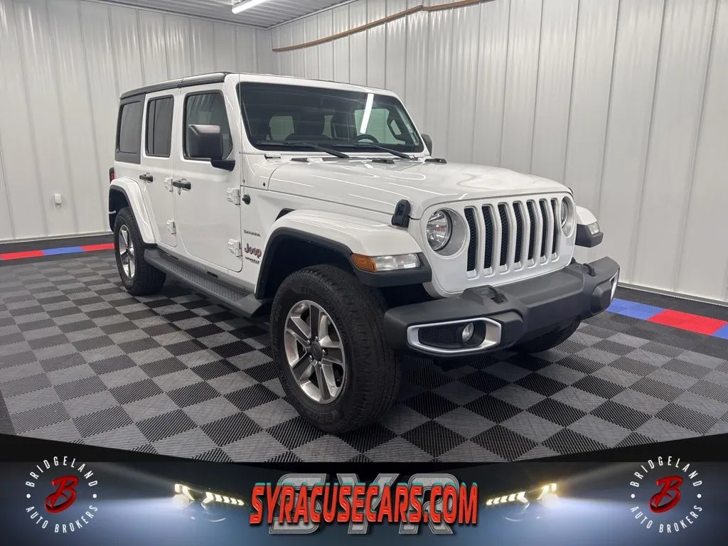 White 2021 Jeep Wrangler Unlimited Sahara for sale in Bridgeport, NY