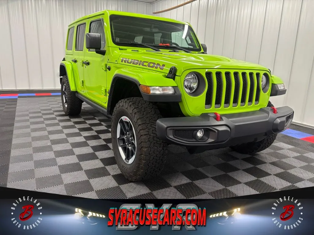 Green 2021 Jeep Wrangler Unlimited Rubicon for sale in Bridgeport, NY