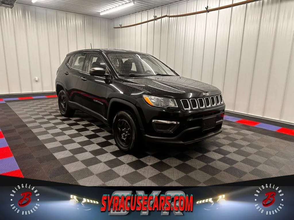 Black 2020 Jeep Compass Sport for sale in Bridgeport, NY