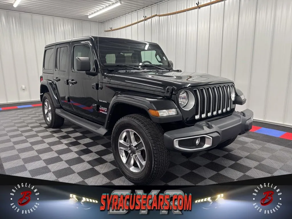 Black 2021 Jeep Wrangler Unlimited Sahara for sale in Bridgeport, NY