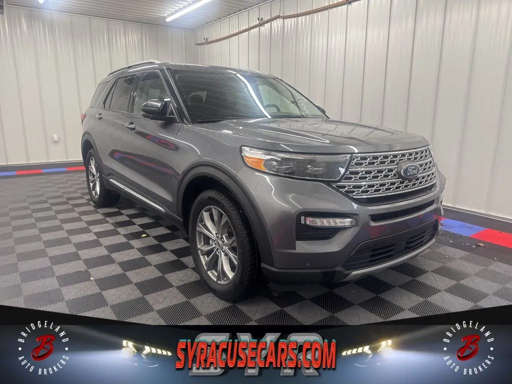 Gray 2022 Ford Explorer Limited for sale in Bridgeport, NY