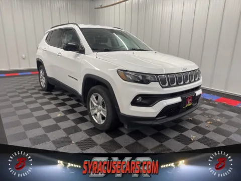 White 2022 Jeep Compass Latitude for sale in Bridgeport, NY