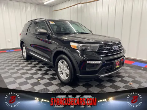 Black 2021 Ford Explorer XLT for sale in Bridgeport, NY