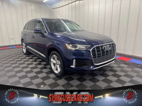 Blue 2022 Audi Q7 55 Premium for sale in Bridgeport, NY