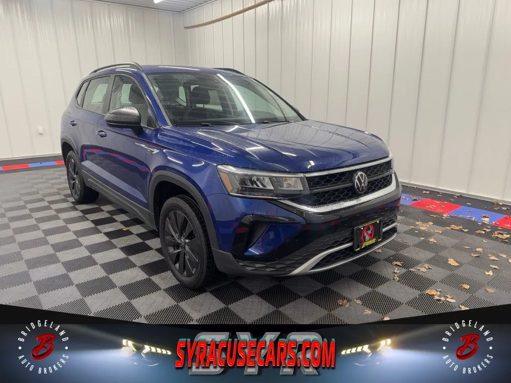 Blue 2023 Volkswagen Taos 1.5T S for sale in Bridgeport, NY