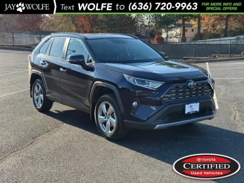 Blue 2021 Toyota RAV4 Hybrid Limited for sale in Ballwin, MO