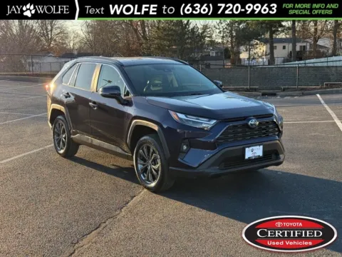 Blue 2023 Toyota RAV4 Hybrid XLE Premium for sale in Ballwin, MO