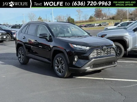 Black 2025 Toyota RAV4 Hybrid Limited for sale in Ballwin, MO