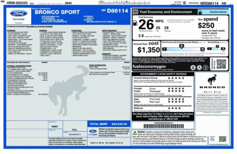 Photos of 2022 Ford Bronco Sport Big Bend for sale in Ballwin, MO at Jay Wolfe Toyota of West County