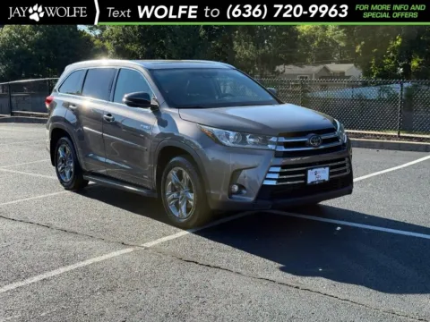Gray 2019 Toyota Highlander Hybrid Limited Platinum for sale in Ballwin, MO