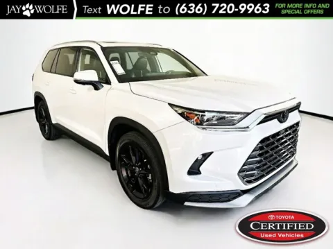 White 2024 Toyota Grand Highlander Limited for sale in Ballwin, MO