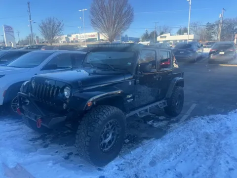 Black 2015 Jeep Wrangler Unlimited Sahara for sale in Ballwin, MO