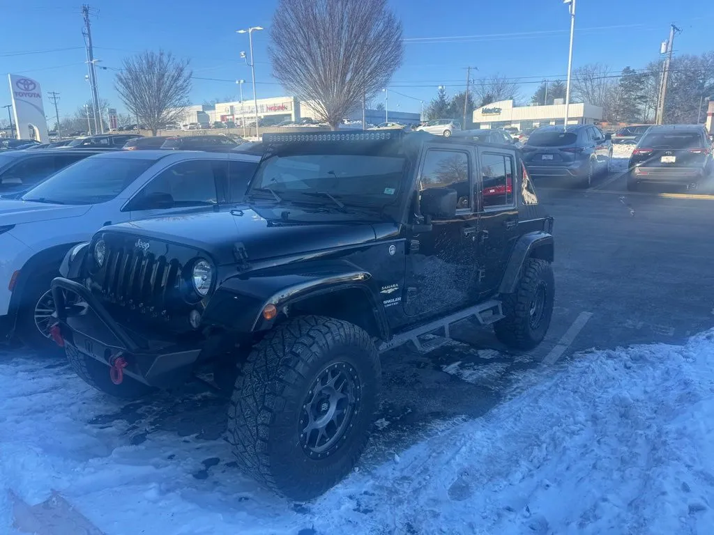 Black 2015 Jeep Wrangler Unlimited Sahara for sale in Ballwin, MO
