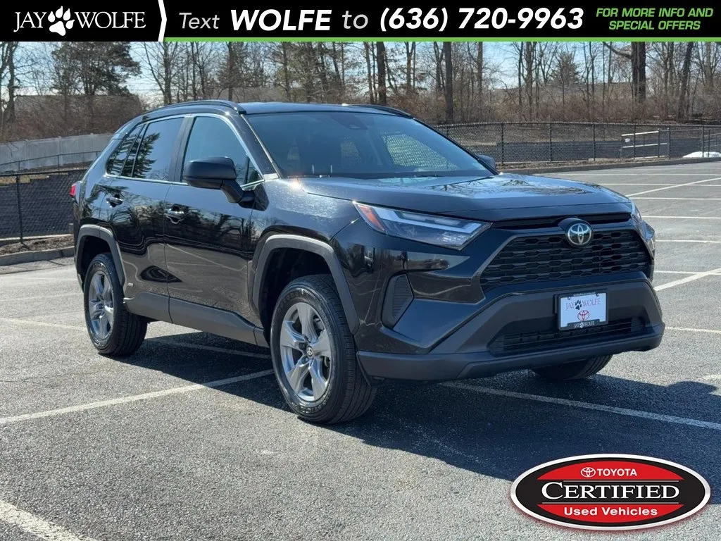 Black 2025 Toyota RAV4 Hybrid LE for sale in Ballwin, MO