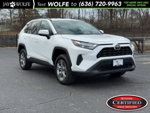 White 2025 Toyota RAV4 Hybrid XLE for sale in Ballwin, MO