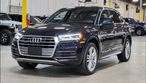 Blue 2020 Audi Q5 45 Premium Plus for sale in Ballwin, MO