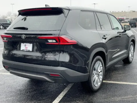 Another view of 2026 Toyota Grand Highlander Platinum for sale in Ballwin, MO at Jay Wolfe Toyota of West County