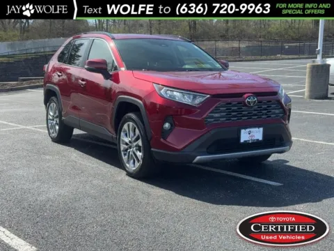 Red 2021 Toyota RAV4 Limited for sale in Ballwin, MO