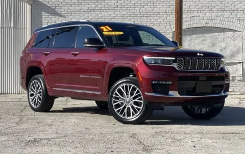 Red 2021 Jeep Grand Cherokee L Summit for sale in Ballwin, MO