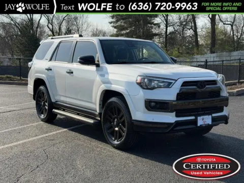 White 2020 Toyota 4Runner Nightshade for sale in Ballwin, MO