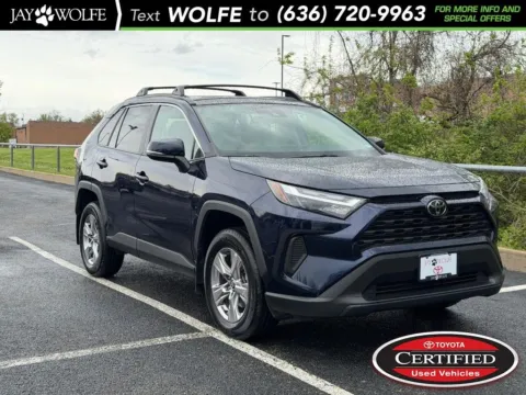Blue 2023 Toyota RAV4 XLE for sale in Ballwin, MO