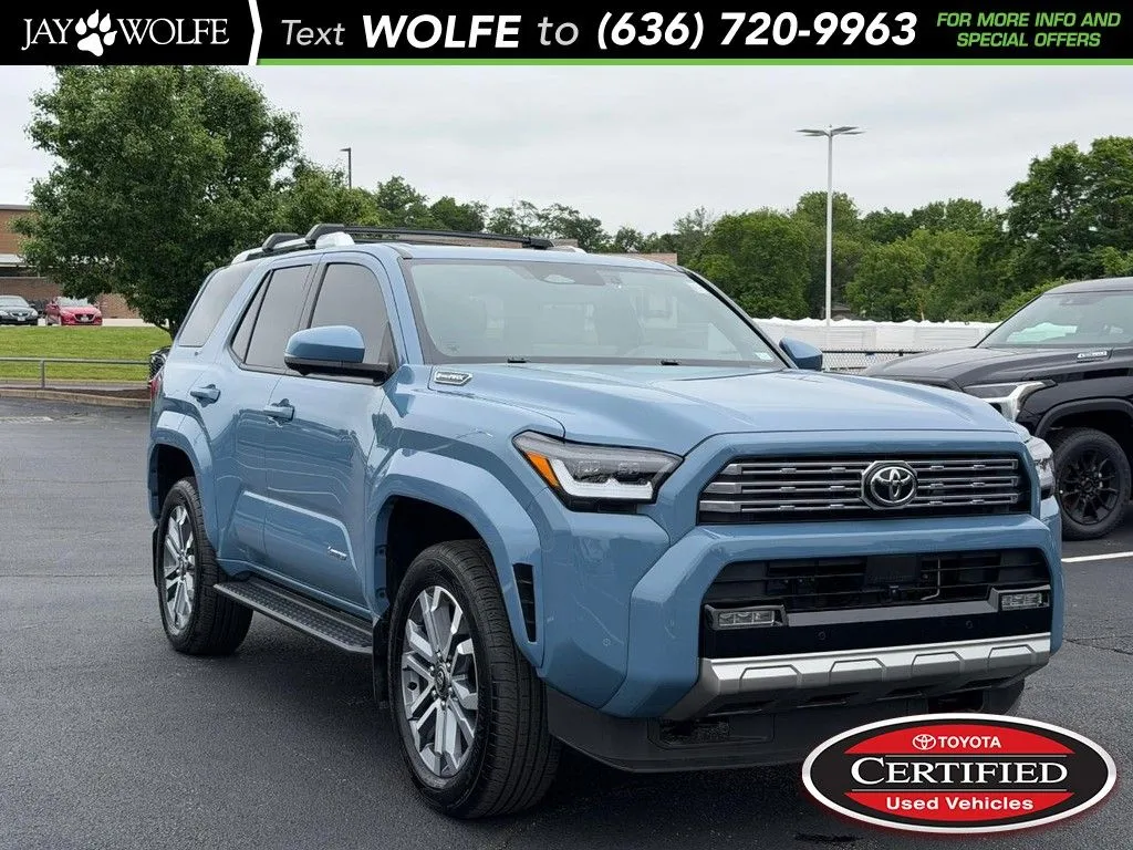 Blue 2025 Toyota 4Runner i-FORCE MAX Hybrid Limited for sale in Ballwin, MO