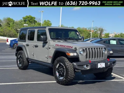Gray 2021 Jeep Wrangler Unlimited Rubicon for sale in Ballwin, MO