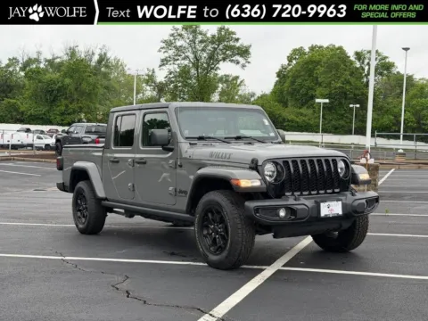 Gray 2021 Jeep Gladiator Willys for sale in Ballwin, MO