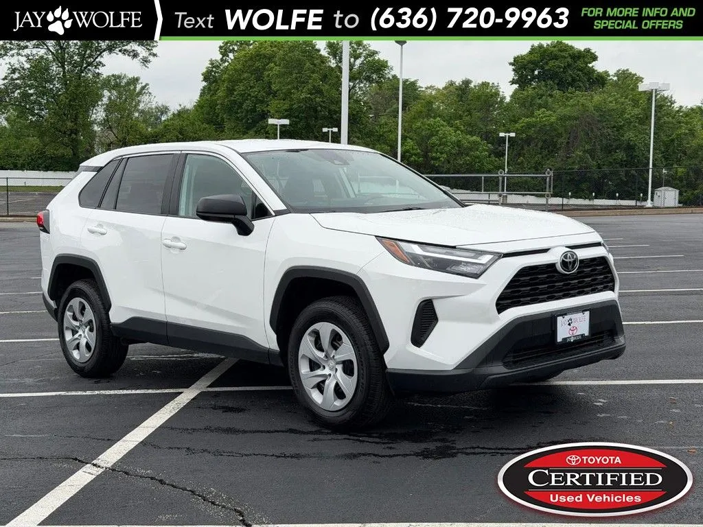 White 2024 Toyota RAV4 LE for sale in Ballwin, MO